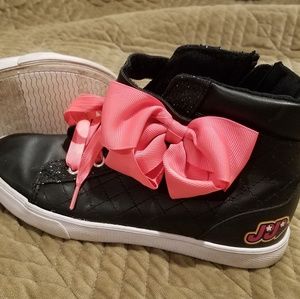 JoJo Siwa high top shoes, size 13.5